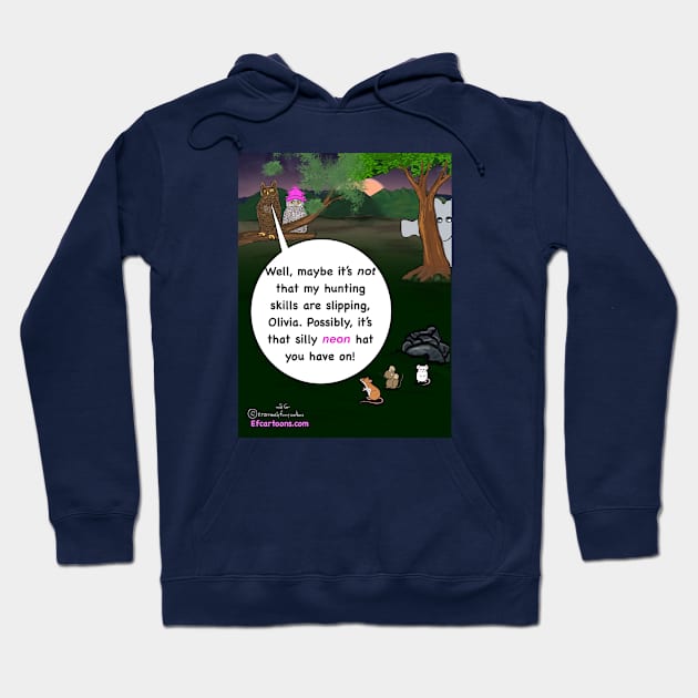 On 3! Hoodie by Enormously Funny Cartoons